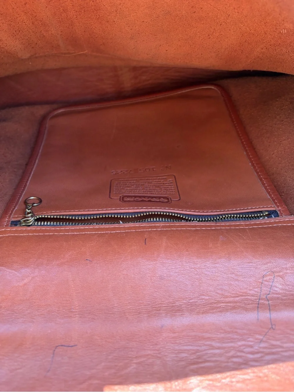 Vintage Coach Morgan Briefcase Leather Brass TouchLock Rare